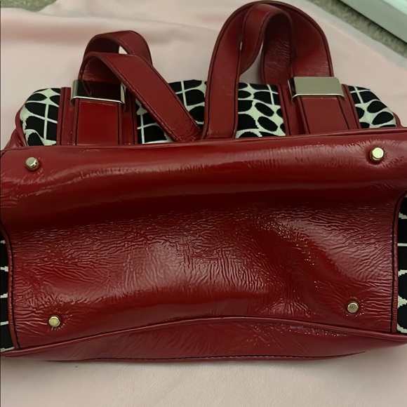 Kate Spade Red and Black Wallet with Geometric Design - Picture 5 of 6